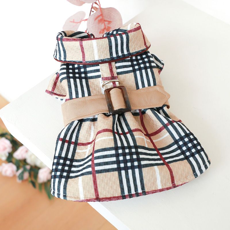 Cat Dress Plaid
